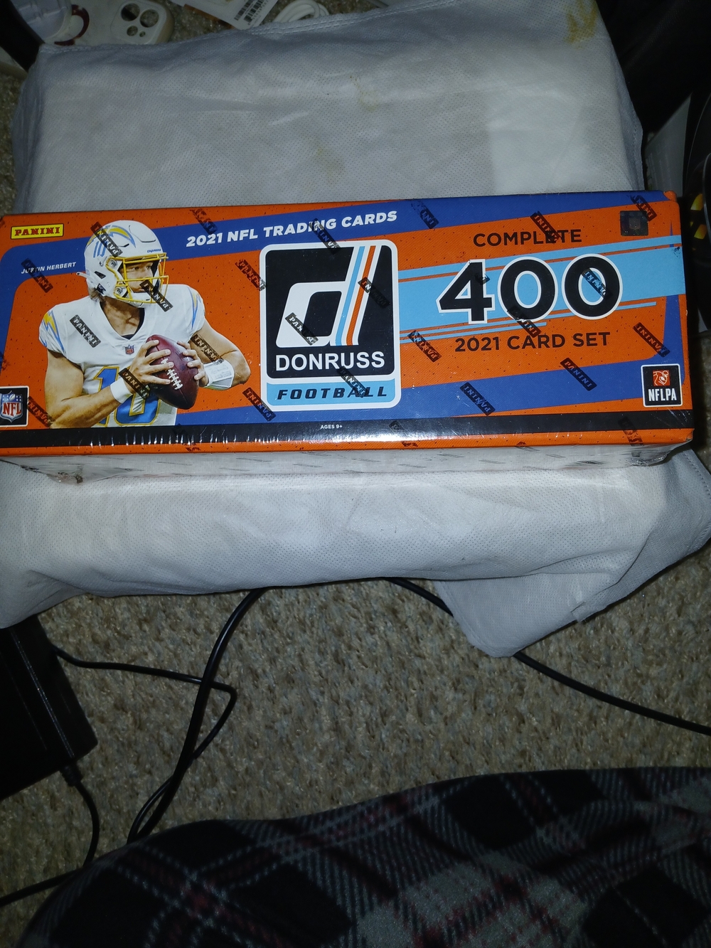 Russ Donruss 2021 Football 400-Card Set - Orange & Blue